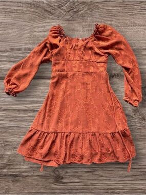 Girls Speechless Copper Dress Size Medium 8/10